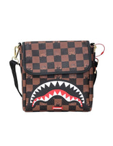 SPRAYGROUND Peeking Character Check Messenger Sling B7505 at Gravity NYC